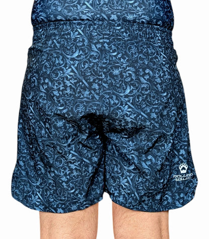 "Black Grapple Queens" Men's Fight Shorts