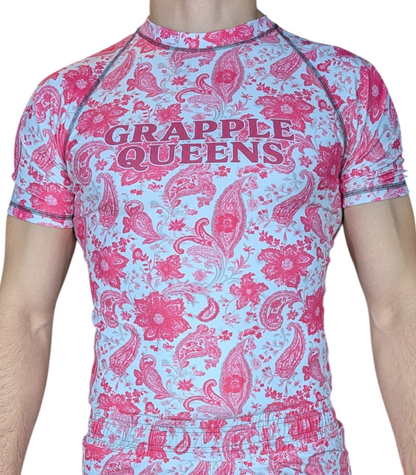 Pink Grapple Queens Men's Rashguard
