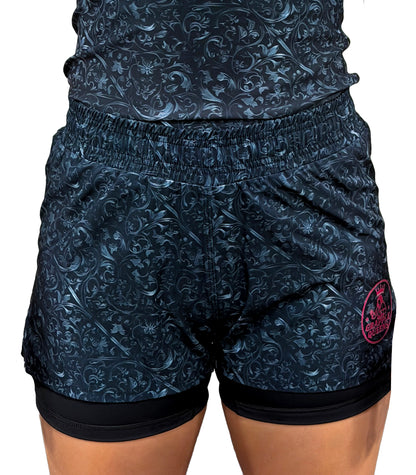 "Black Grapple Queens" Fight Shorts