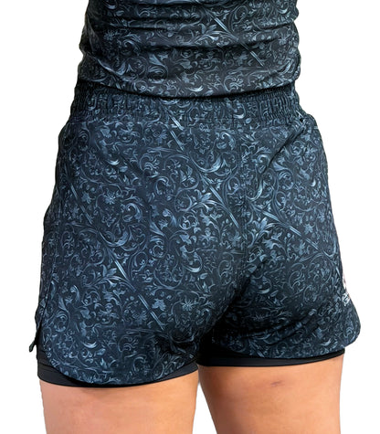 "Black Grapple Queens" Fight Shorts