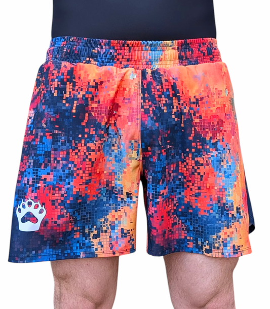 "Matrix Glitch" Fight Shorts