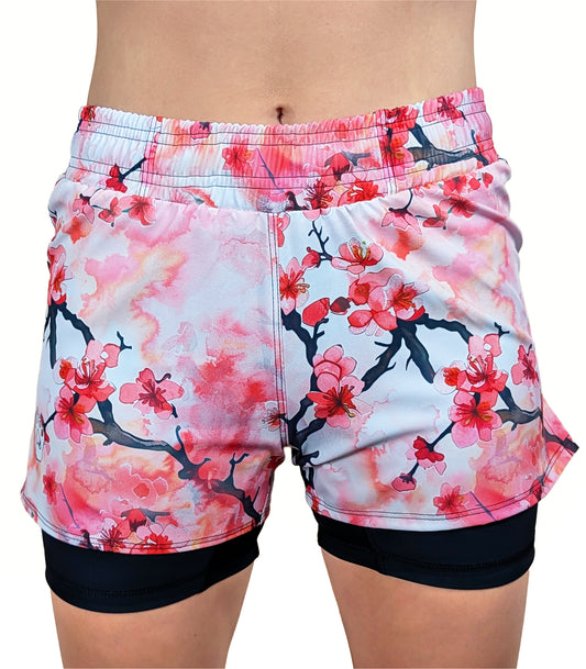 "Cherry Blossom" Fight Shorts
